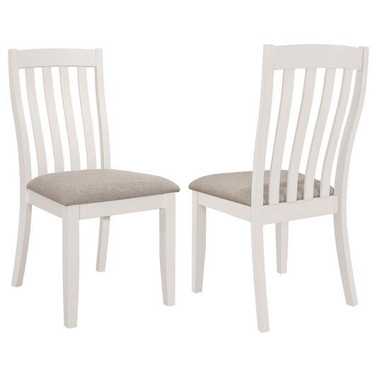 Nogales Wood Dining Side Chair Coastal Grey (Set of 2)