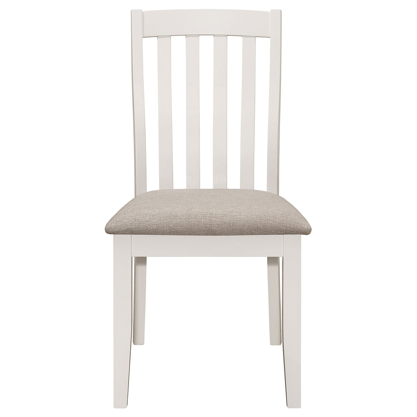 Silla de comedor de madera Nogales, color gris costero (juego de 2)
