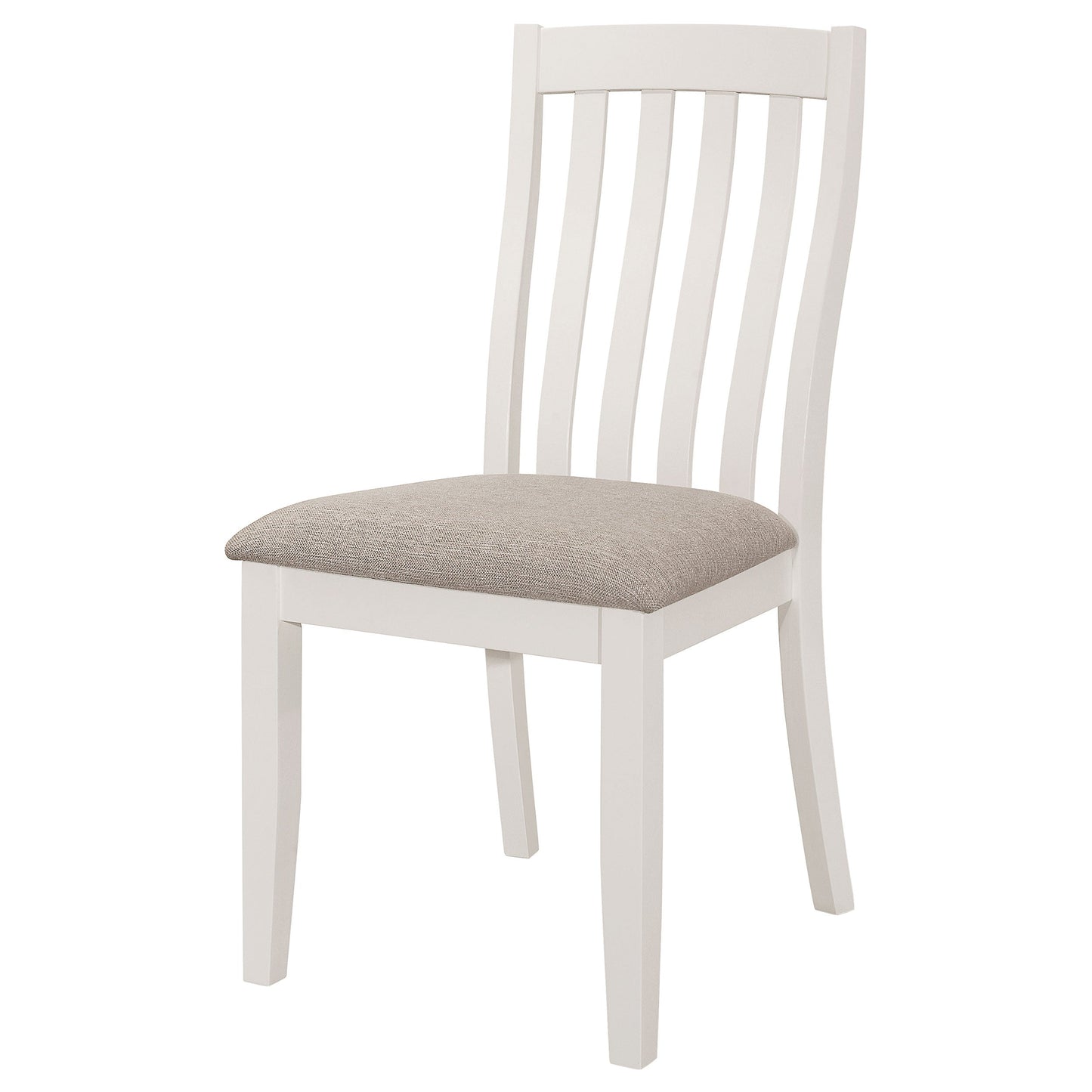 Silla de comedor de madera Nogales, color gris costero (juego de 2)
