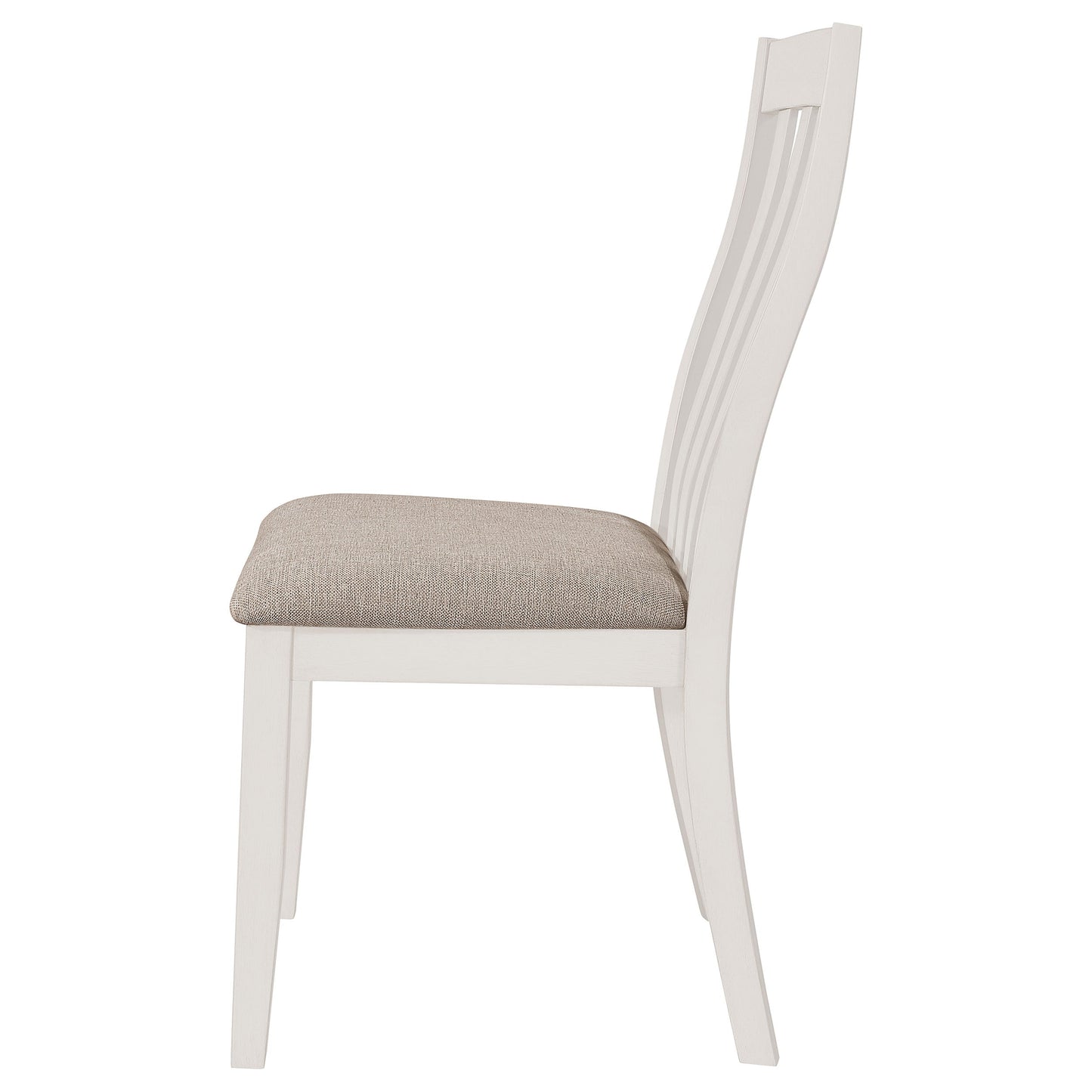 Silla de comedor de madera Nogales, color gris costero (juego de 2)