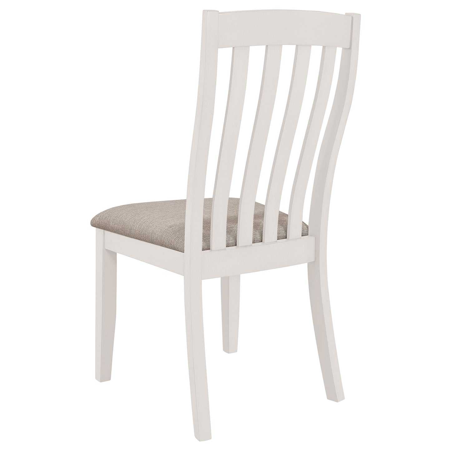 Silla de comedor de madera Nogales, color gris costero (juego de 2)