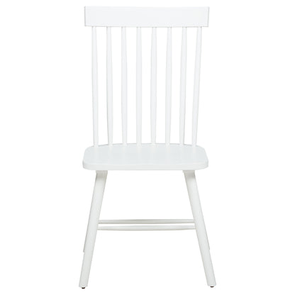 Andrews Windsor Spindle  Dining Side Chair White (Set of 2)