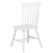 Andrews Windsor Spindle  Dining Side Chair White (Set of 2)
