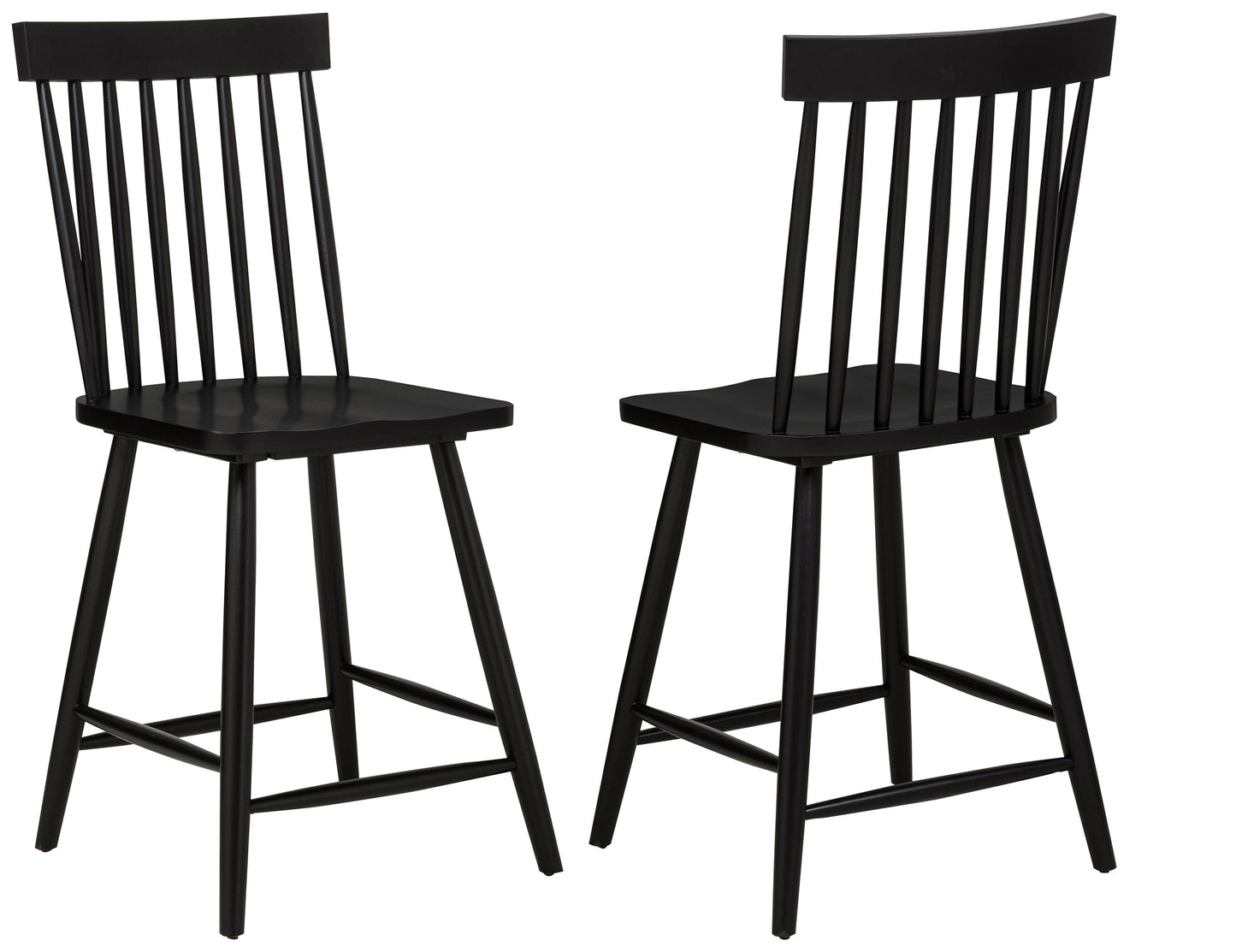 Andrews Windsor Counter Height Dining Side Chair (Set of 2)