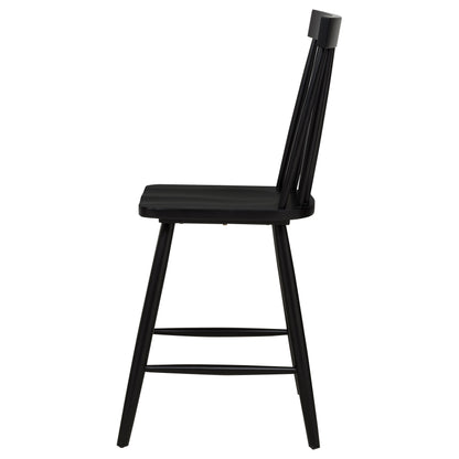 Andrews Windsor Counter Height Dining Side Chair (Set of 2)