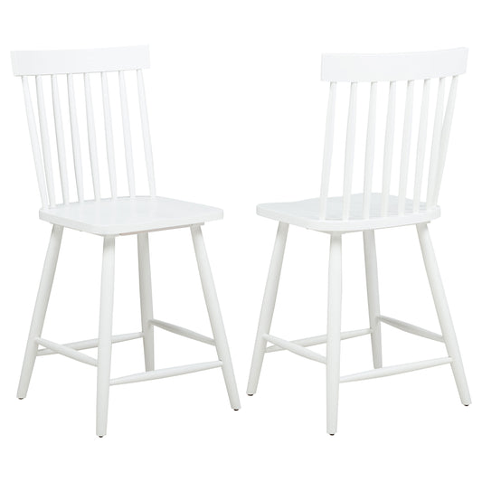 Andrews Windsor Counter Height Dining Side Chair (Set of 2)