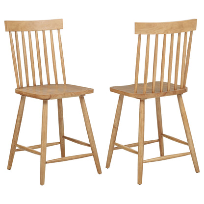 Andrews Windsor Counter Height Dining Side Chair (Set of 2)