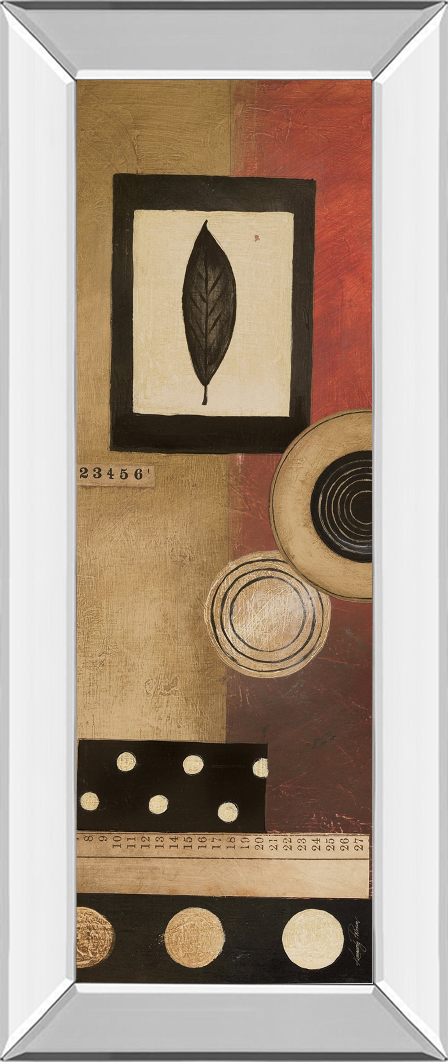 Mirrored Frame Radius Panel I By Kimberly Poloson