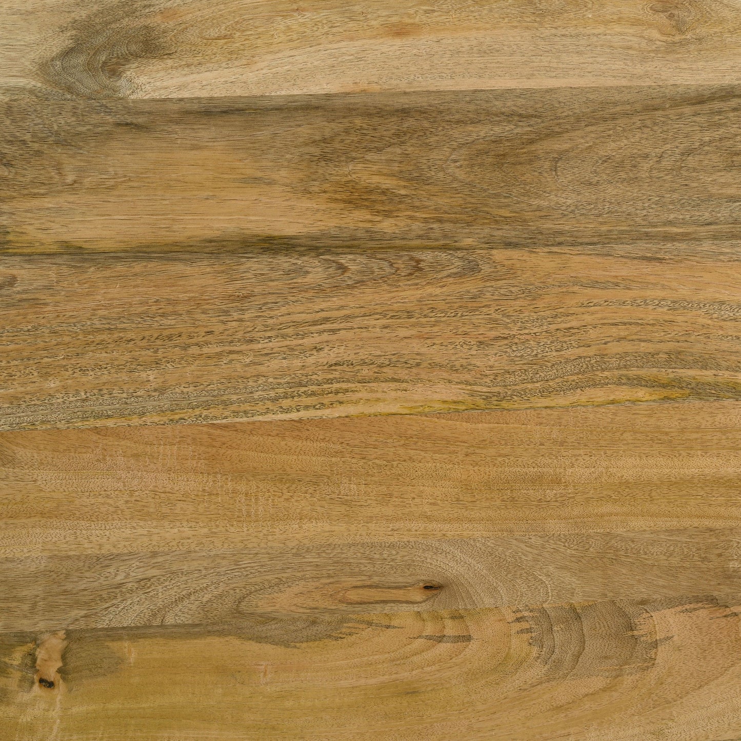 Banco de comedor de madera Maverick de mango natural y negro