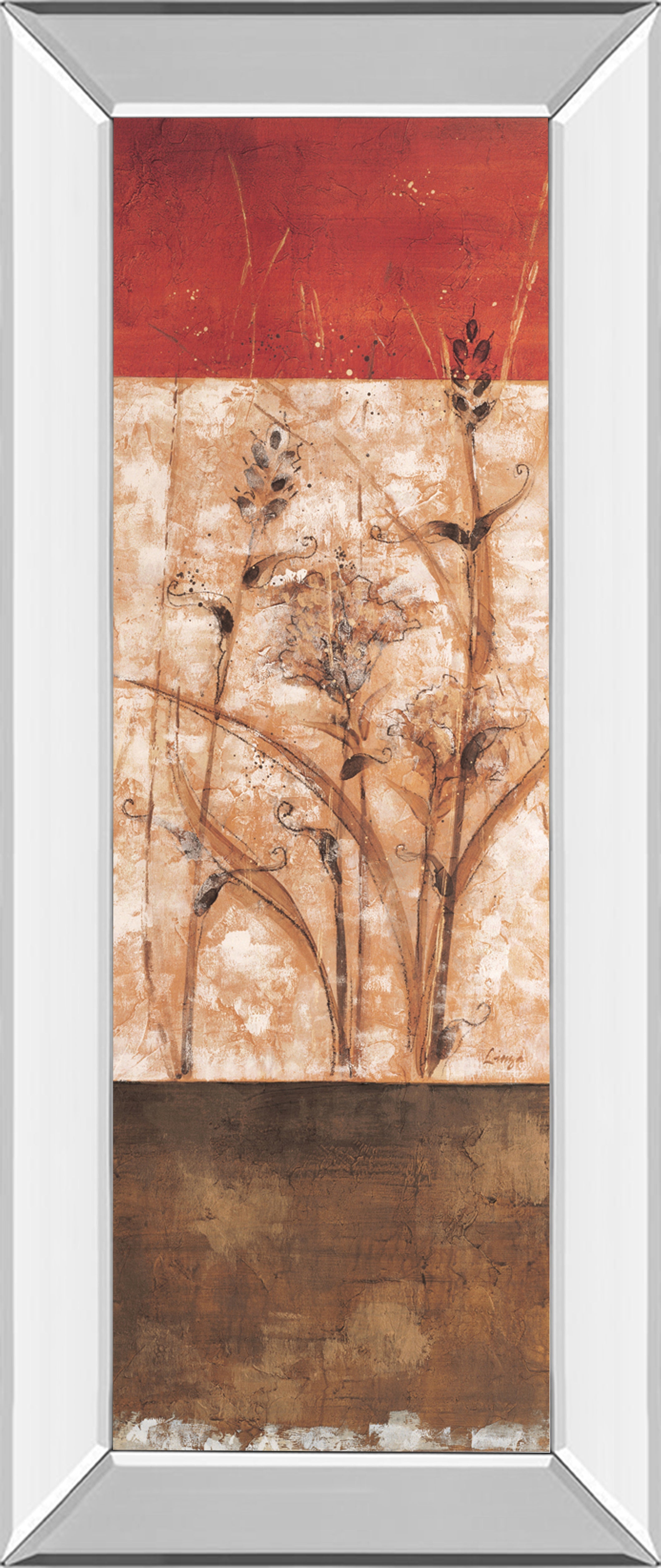Mirrored Frame Fresco II By Loretta Linza