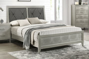 Romeo Queen Bed in Gray