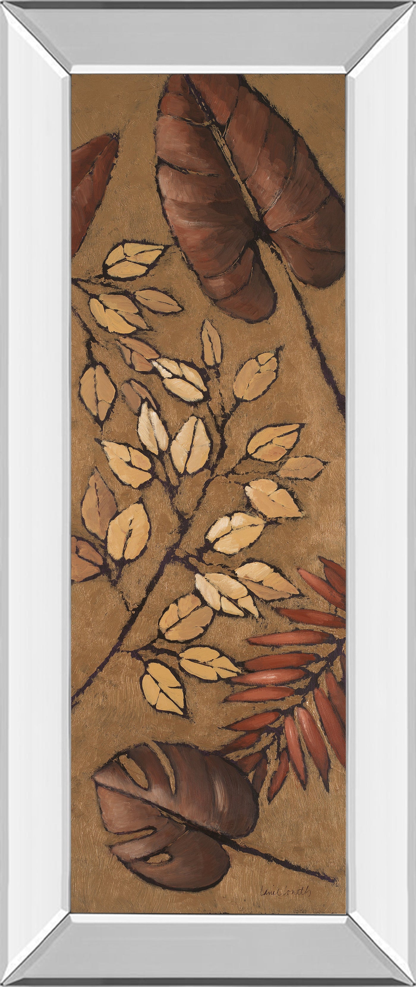 Mirrored Frame Indian Summer III By Lanie Loreth