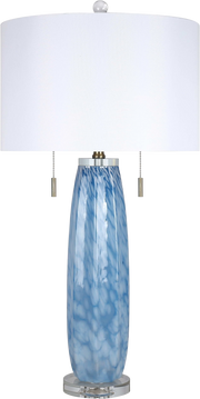Azure Display Art Glass Table Lamp (Case Pack 2)