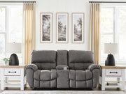 Hadrian Pike Power Reclining Loveseat with Console