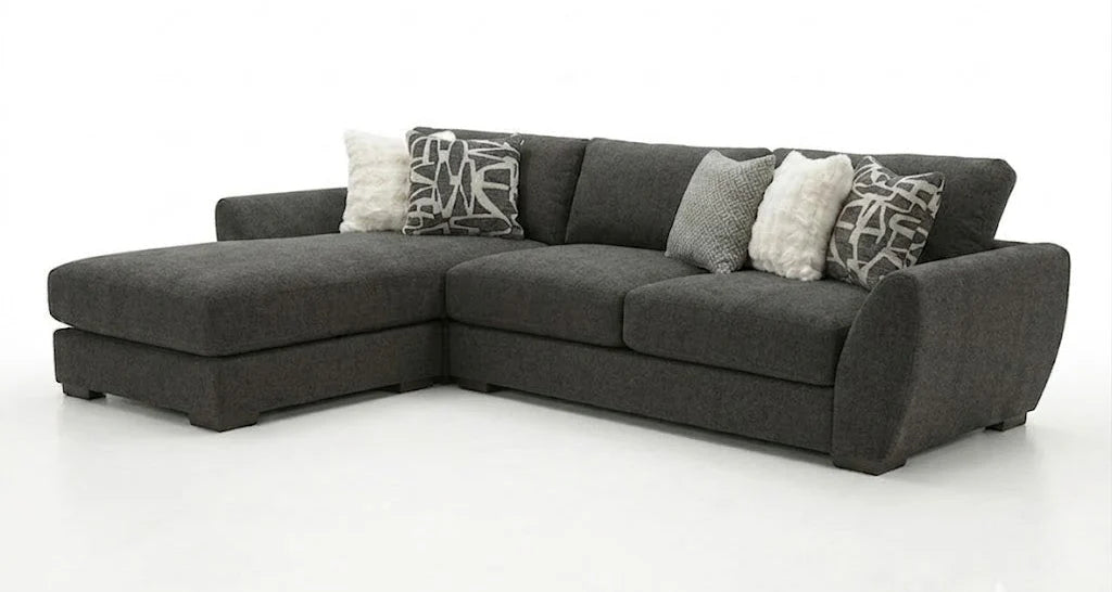 Matias Sectional with Chaise Fluffy River Rock