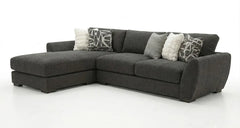 Matias Sectional with Chaise Fluffy River Rock