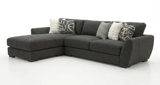 Matias Sectional with Chaise Fluffy River Rock