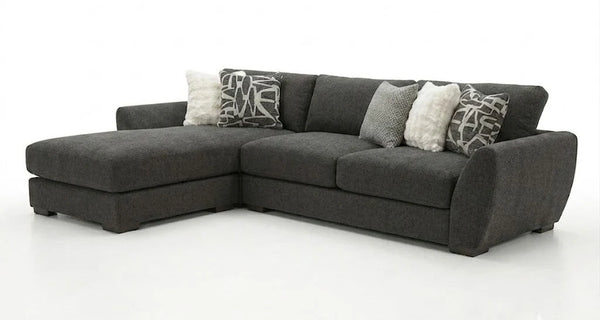 Matias Sectional with Chaise Fluffy River Rock