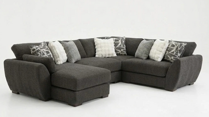 Matias Sectional with Chaise Fluffy River Rock