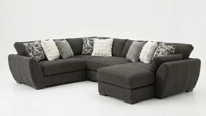 Matias Sectional with Chaise Fluffy River Rock