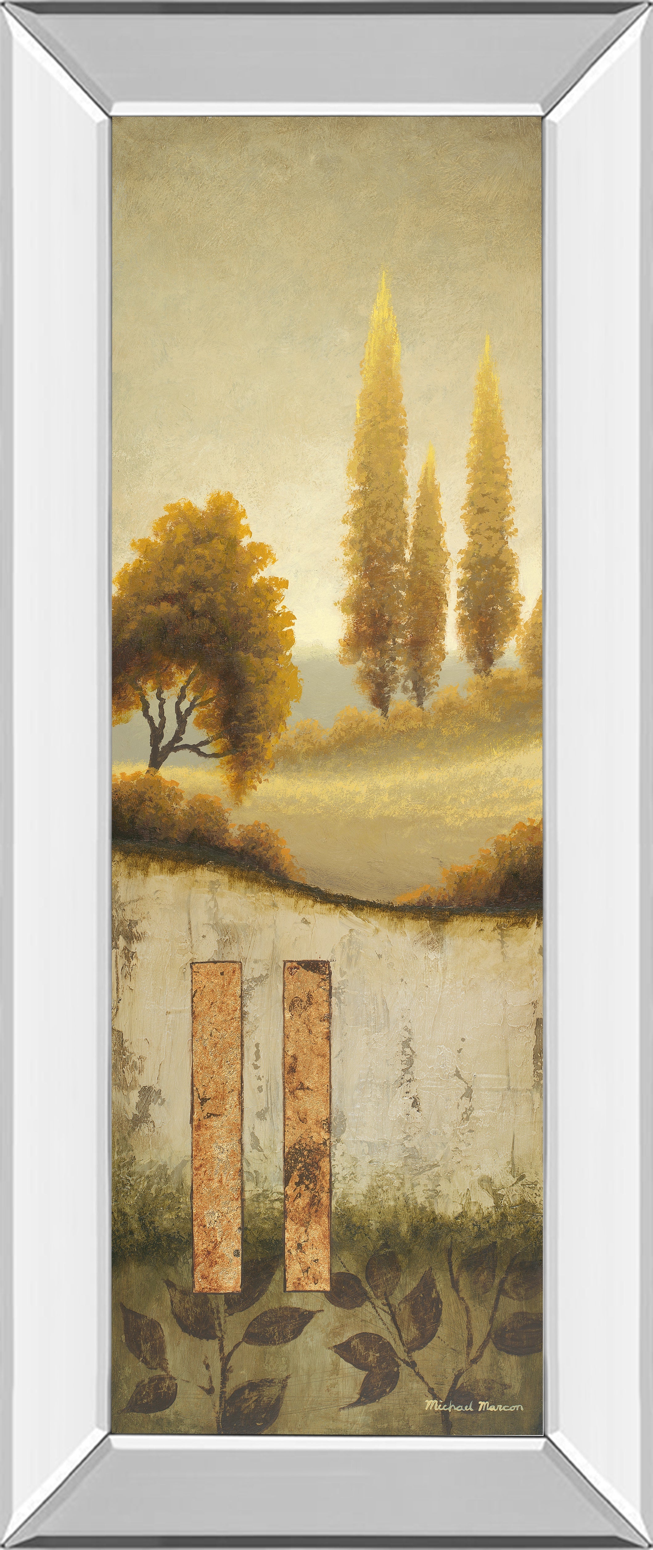 Mirrored Frame Beyond The Village By Michael Marcon
