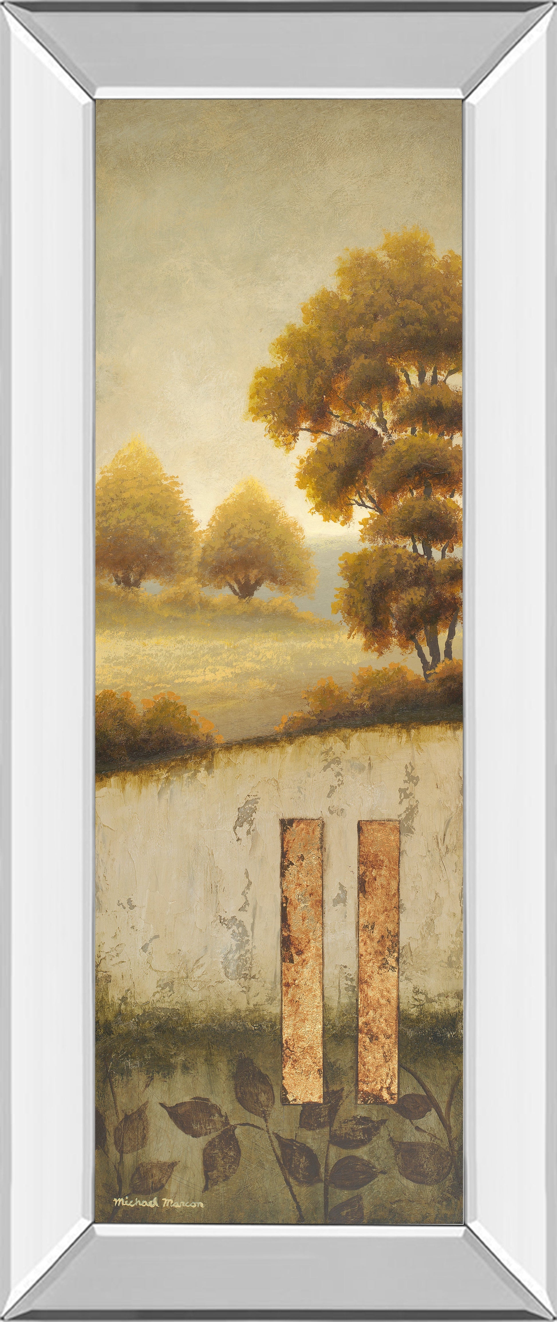 Mirrored Frame Beyond The Forest By Michael Marcon