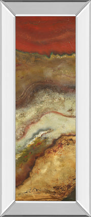 Mirrored Frame Tierra Panel II By Patricia Pinto