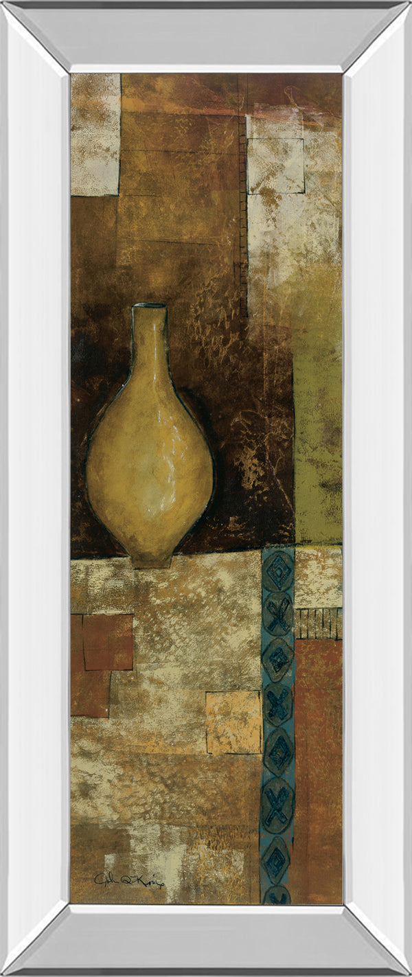 Mirrored Frame Autumn Solitude I By John Kime