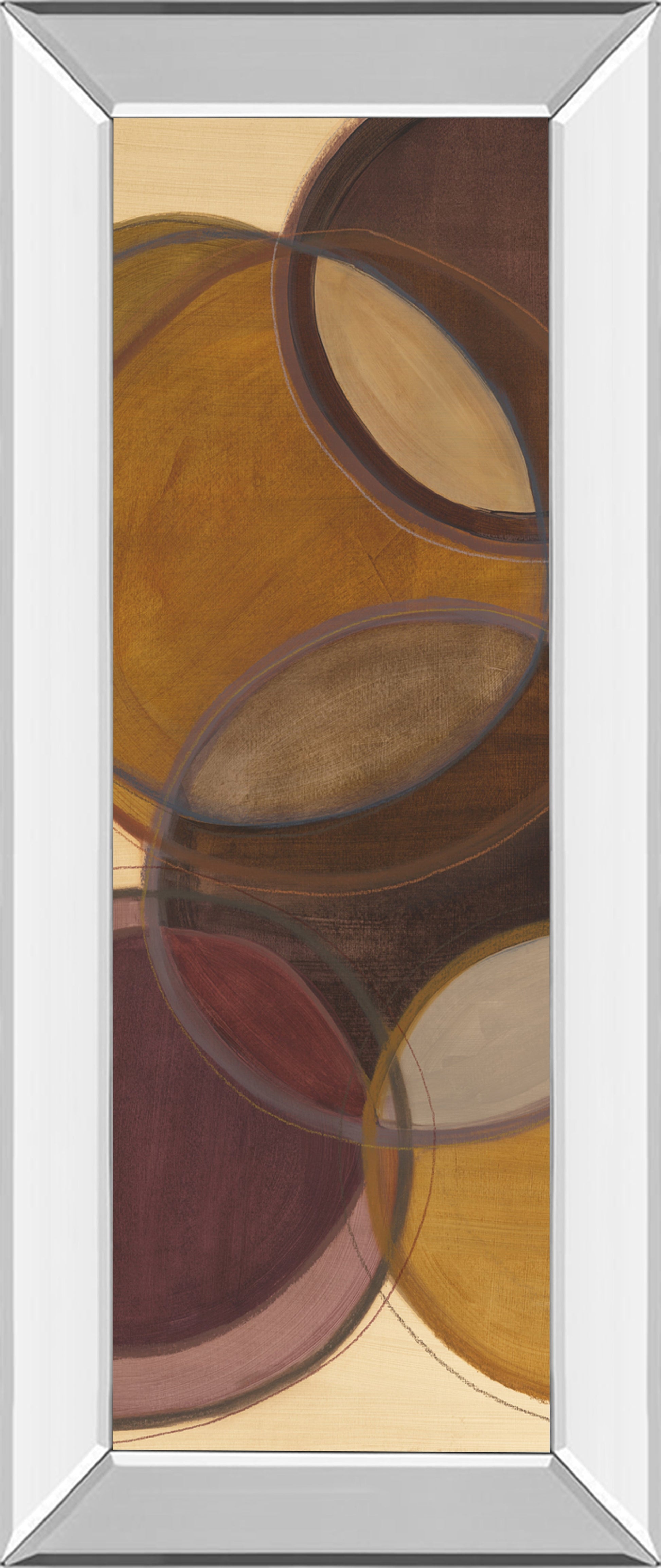 Mirrored Frame Moon Shadow I By Jeni Lee