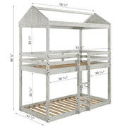 Twin over Twin Fort Bunkbed