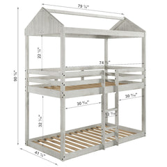 Twin over Twin Fort Bunkbed