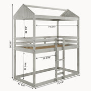 Twin over Twin Fort Bunkbed