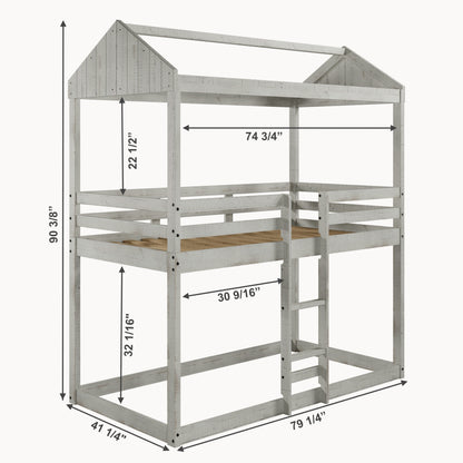 Twin over Twin Fort Bunkbed