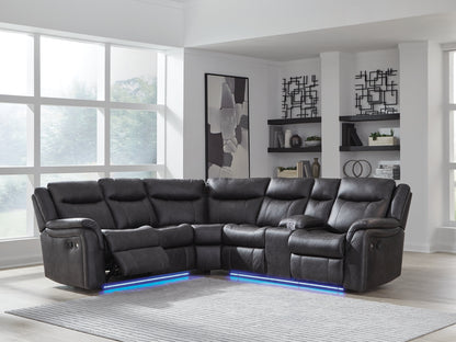 Perarrygin 2-Piece Reclining Sectional