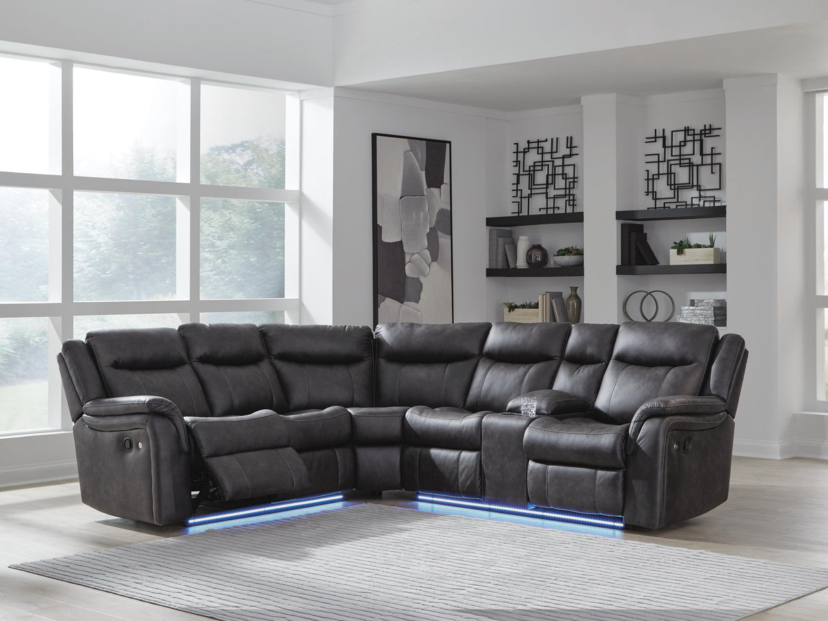 Perarrygin 2-Piece Reclining Sectional