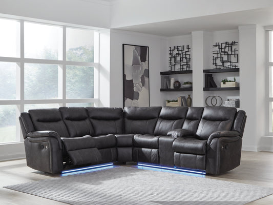 Perarrygin 2-Piece Reclining Sectional