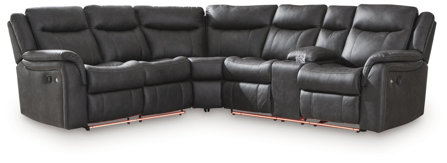 Perarrygin 2-Piece Reclining Sectional