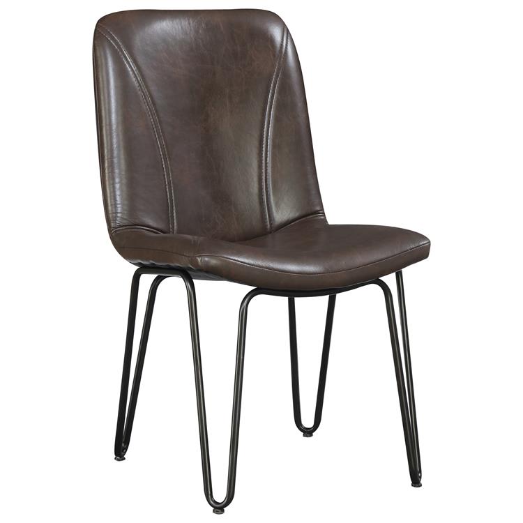 Chambler Brown Upholstered Dining Chair
