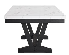 Vance Faux Marble Dining Table