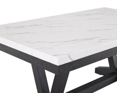 Vance Faux Marble Dining Table