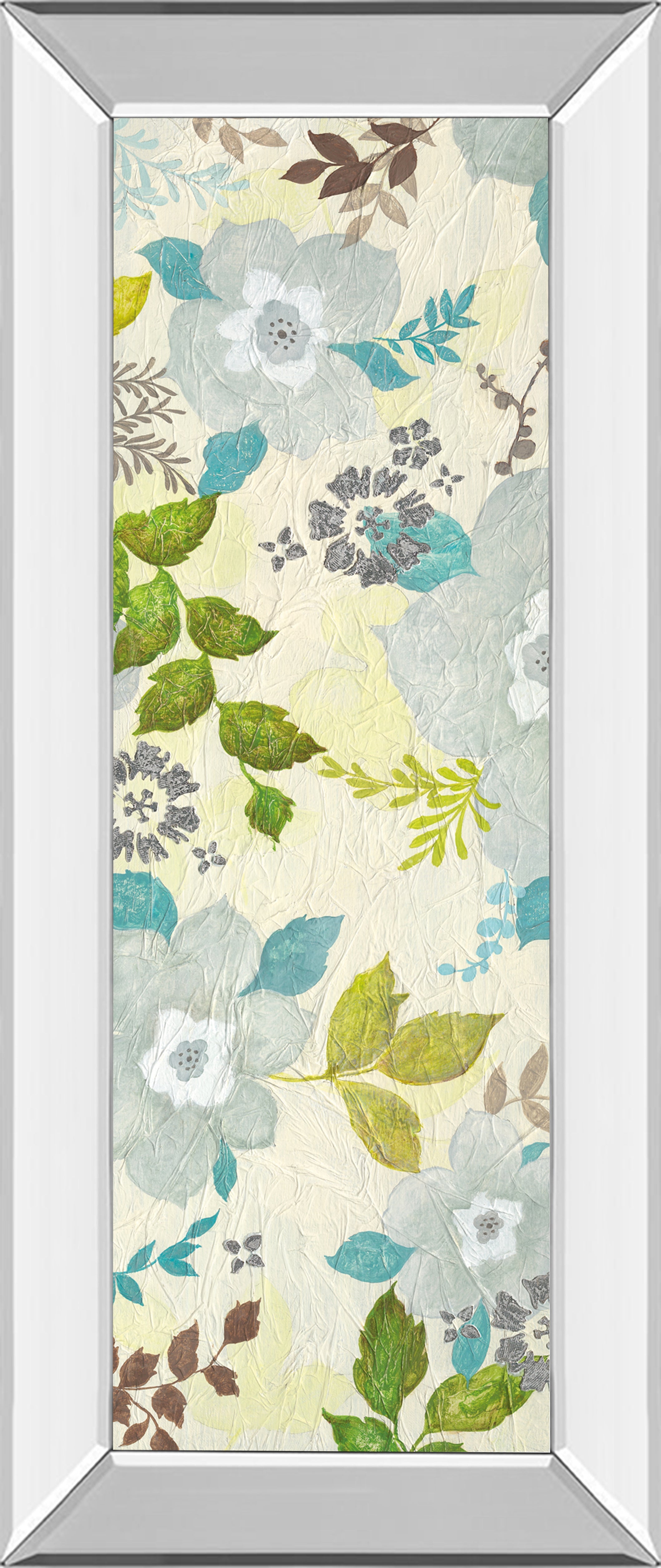 Mirrored Frame Fragrant Garden I By Tava Studios
