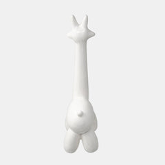 Jirafa blanca con forma de globo