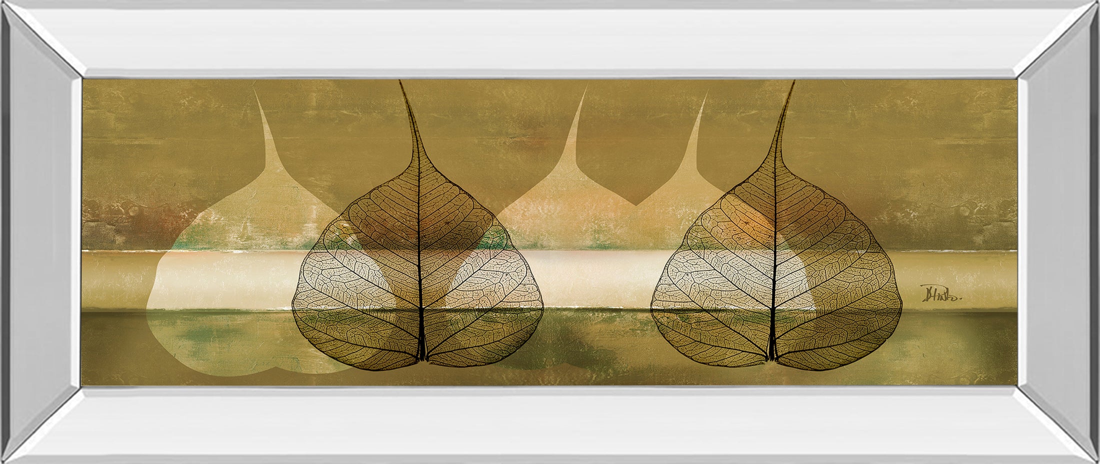 Mirrored Frame Less Is More III By Patricia Pinto