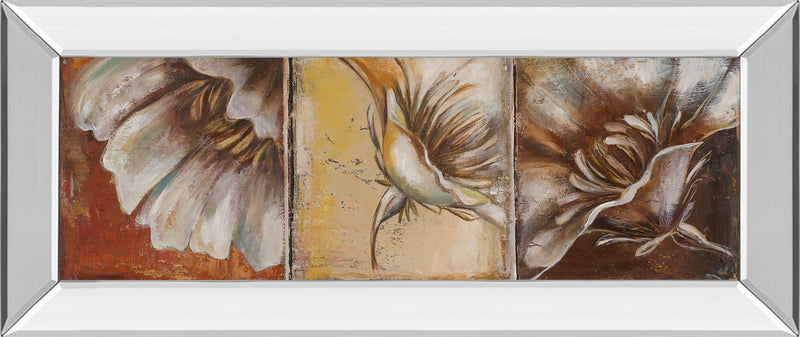 Mirrored Frame The Three Poppies II By Patricia Pinto