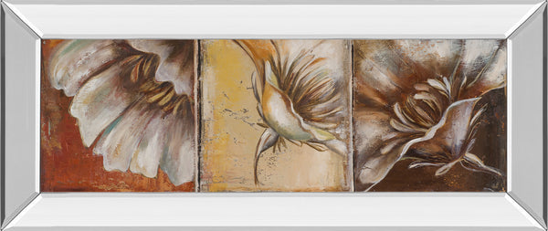 Mirrored Frame The Three Poppies II By Patricia Pinto