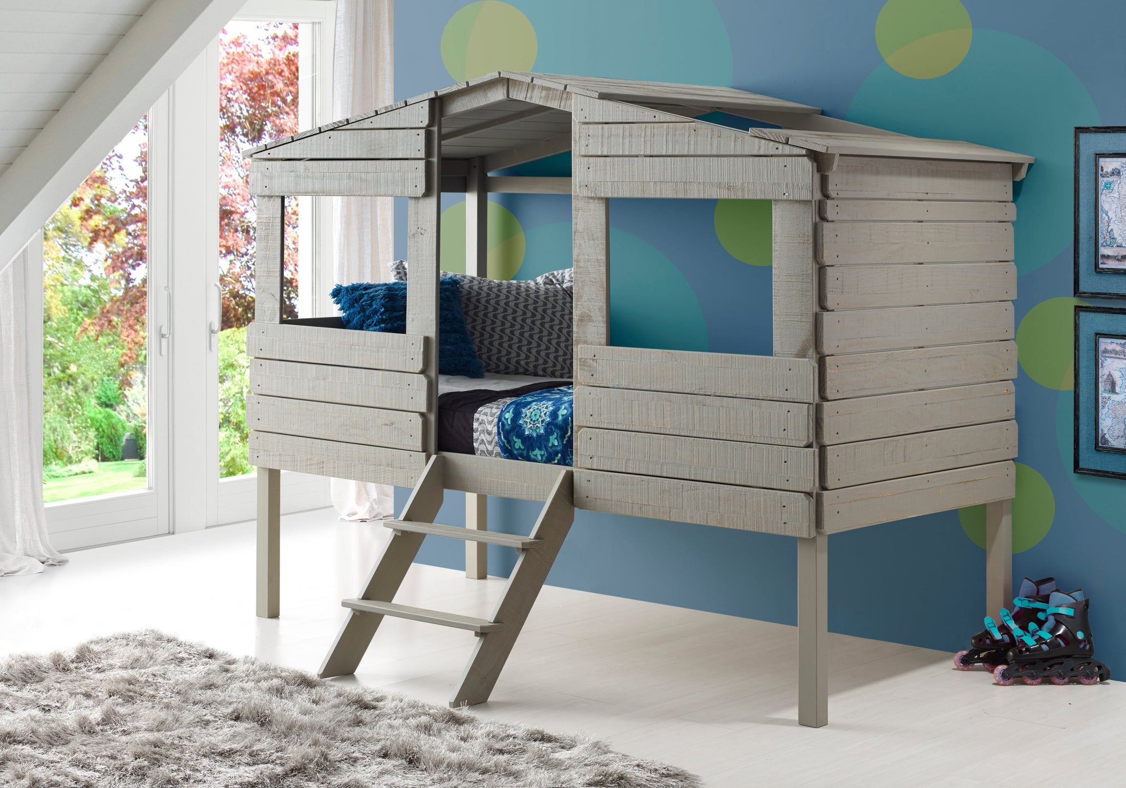 Beach House Low Loft Bed