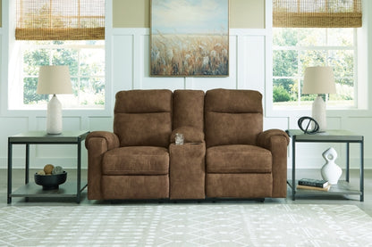 Edenwold DBL Reclining Loveseat with Console