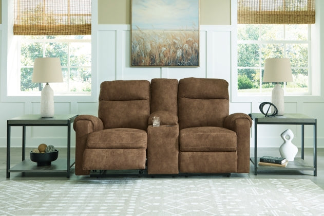 Edenwold DBL Reclining Loveseat with Console