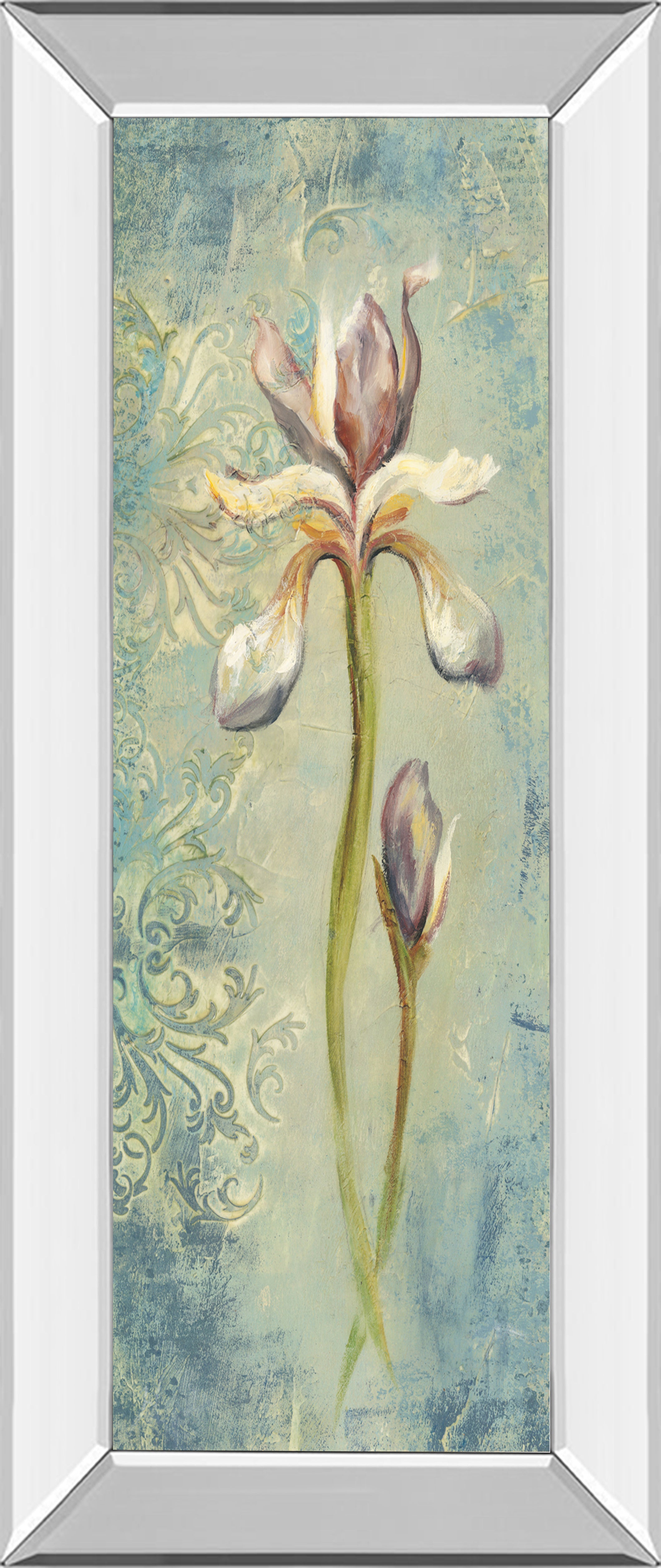 Mirrored Frame Floral XI By Lee Hazel
