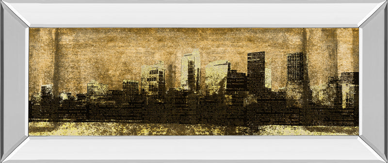 Mirrored Frame Defined City I By Sd Graphic Studio